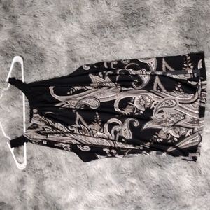 Cute Paisley flowy halter top medium womens (youth XL)